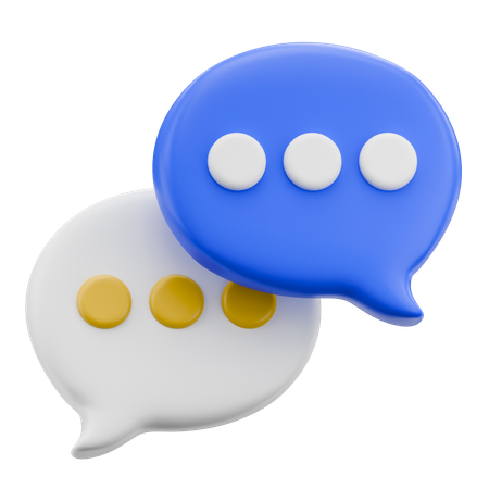 Bulle de discussion  3D Icon