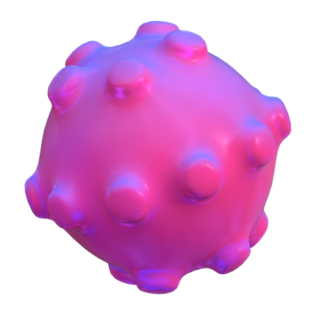 Forme abstraite de sphère de bulle  3D Icon