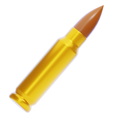 총알  3D Icon
