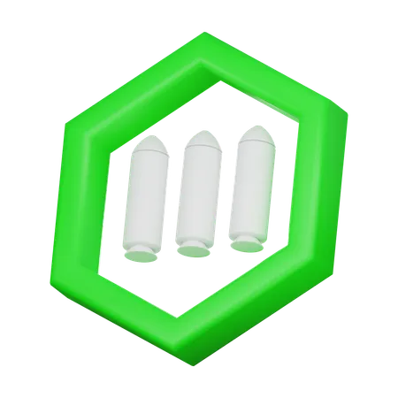 Bullet  3D Icon