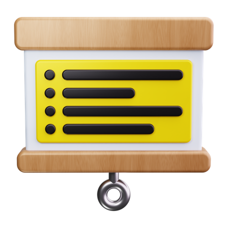 Bullet Points  3D Icon