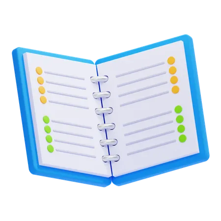 Bullet points  3D Icon