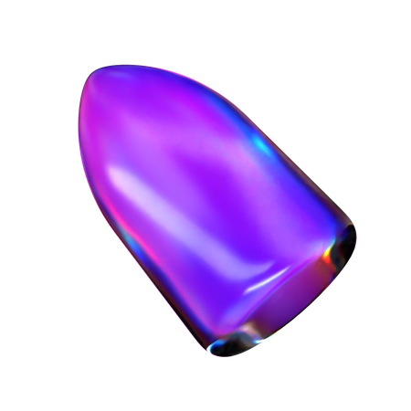 Bullet Shape  3D Icon