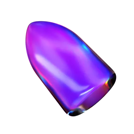 Bullet Shape  3D Icon