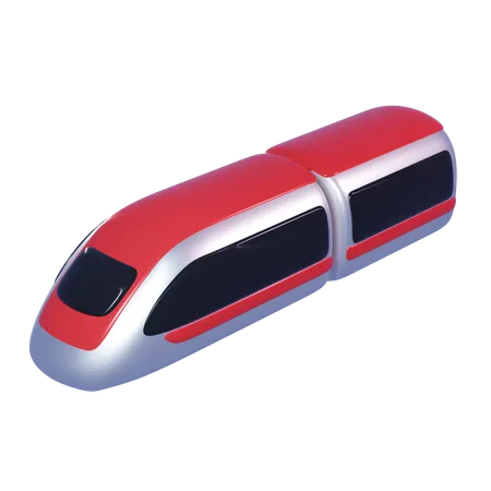 Bullet Train 3 D Icon 3D Icon