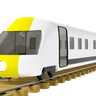 bullet-train 3d logo