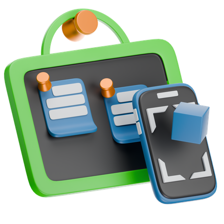 게시판  3D Icon