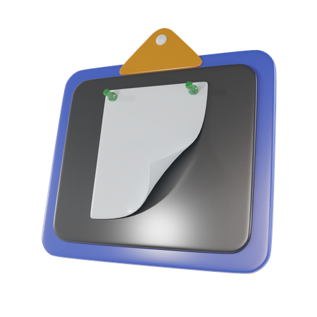 Bulletin Board  3D Icon