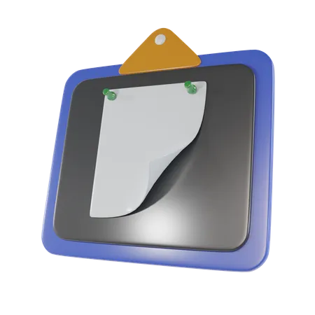 Bulletin Board  3D Icon