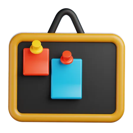 Bulletin Board  3D Icon