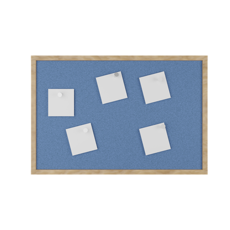 Bulletin Board  3D Icon