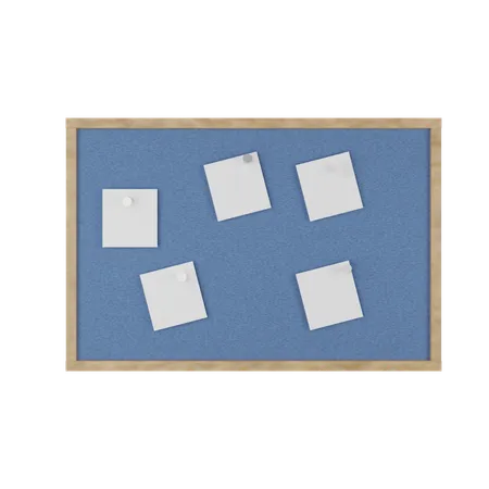 Bulletin Board  3D Icon