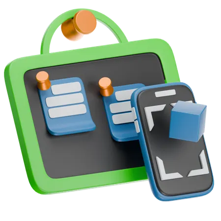 Bulletin Board  3D Icon