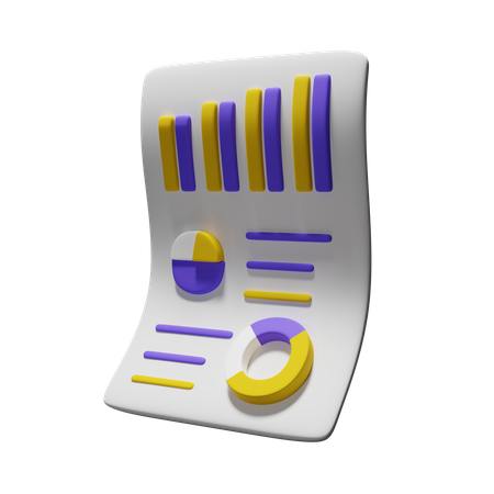 Bulletin d'analyse  3D Icon