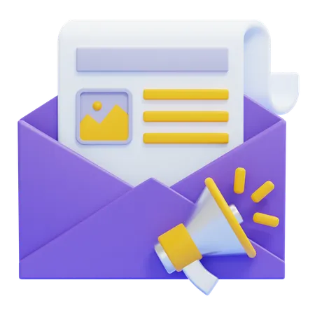 Bulletin  3D Icon