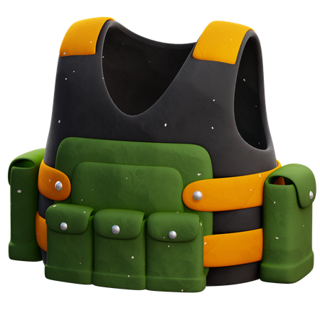 Bulletproof Vest  3D Icon