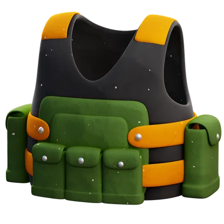 Bulletproof Vest  3D Icon