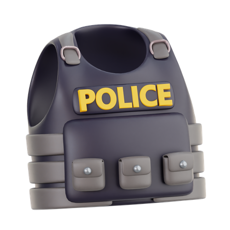 Bulletproof Vest  3D Icon