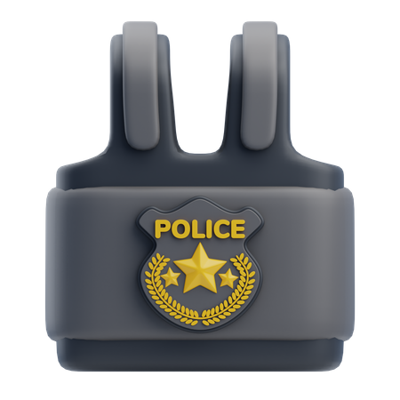 Bulletproof Vest  3D Icon