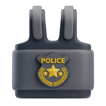 Bulletproof Vest  3D Icon