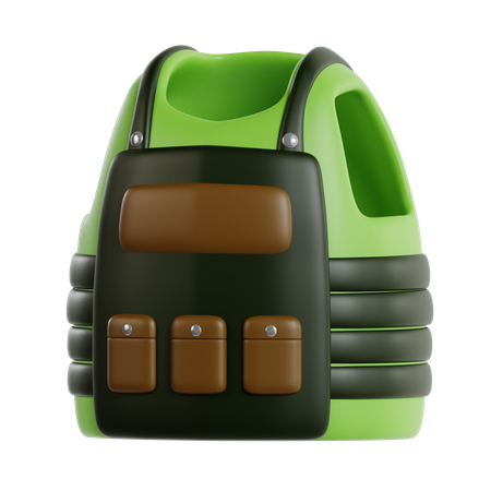 Bulletproof Vest  3D Icon