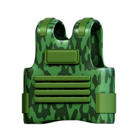 Bulletproof Vest  3D Icon