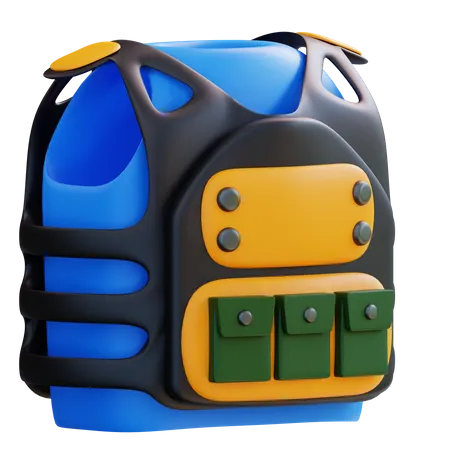 Bulletproof Vest  3D Icon