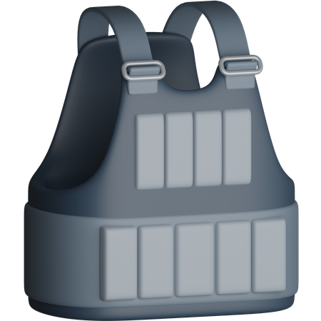 Bulletproof Vest  3D Icon