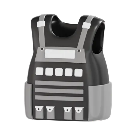 Bulletproof Vest  3D Icon