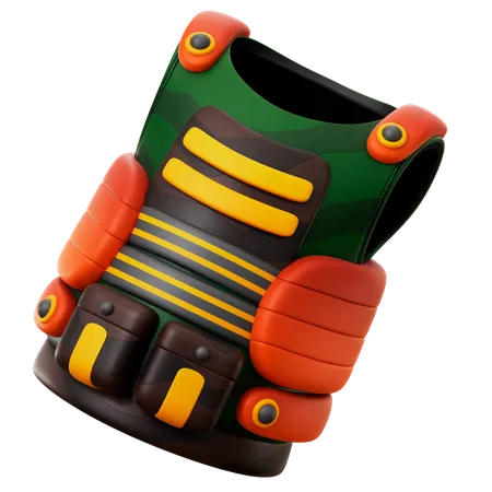 Bulletproof Vest  3D Icon