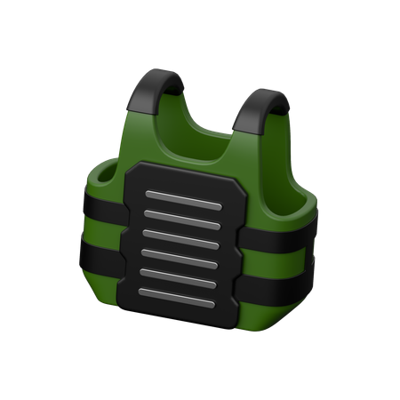 Bulletproof Vest  3D Icon