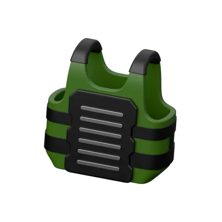 Bulletproof Vest  3D Icon