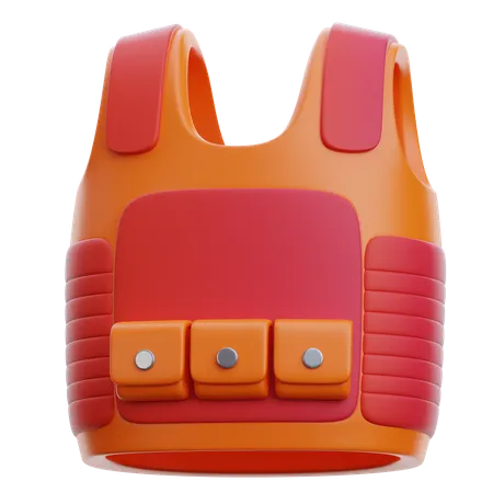 Bulletproof Vest  3D Icon