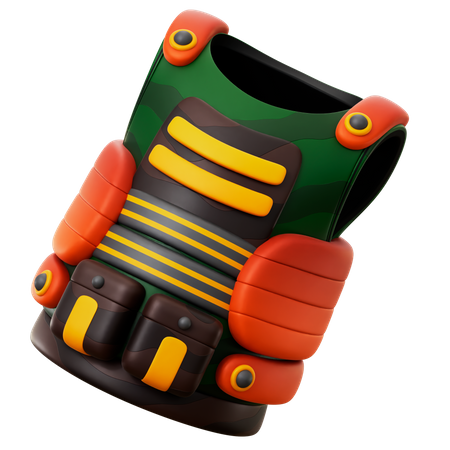 Bulletproof Vest  3D Icon