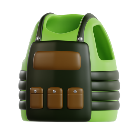 Bulletproof Vest  3D Icon