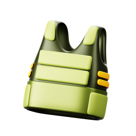Bulletproof Vest  3D Icon