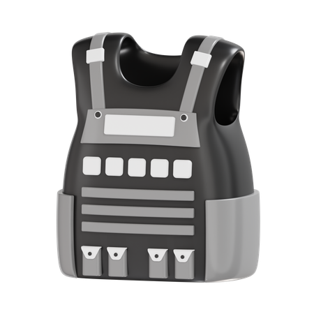 Bulletproof Vest  3D Icon