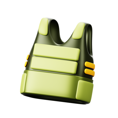 Bulletproof Vest  3D Icon
