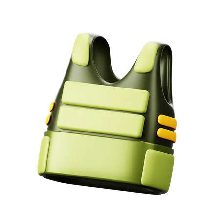 Bulletproof Vest  3D Icon
