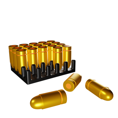 弾丸  3D Icon