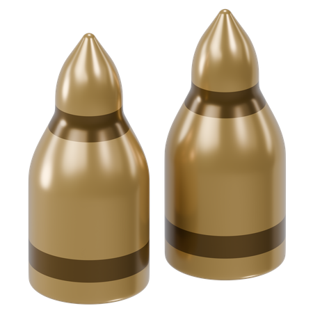 弾丸  3D Icon