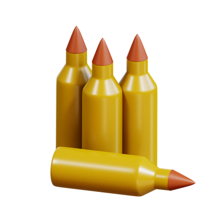 Bullets  3D Icon