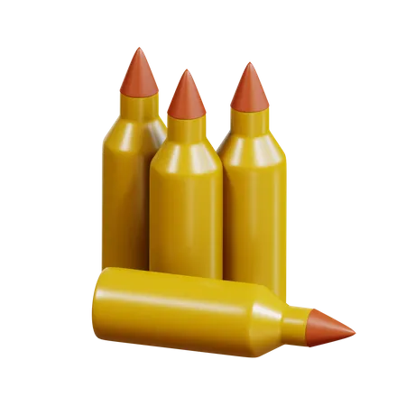 Bullets  3D Icon