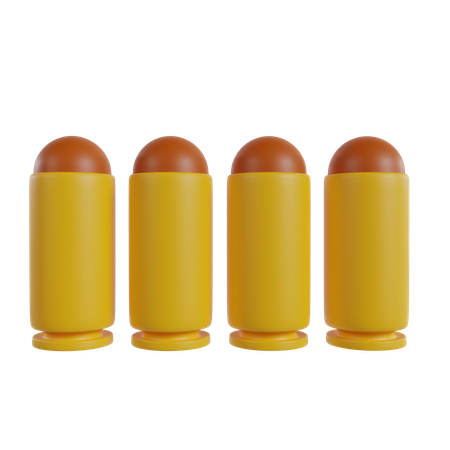 Bullets  3D Icon