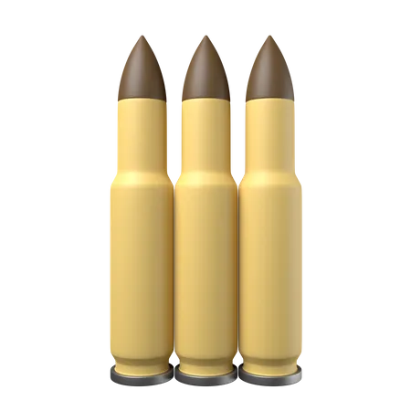 Bullets  3D Icon