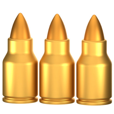 Bullets  3D Icon