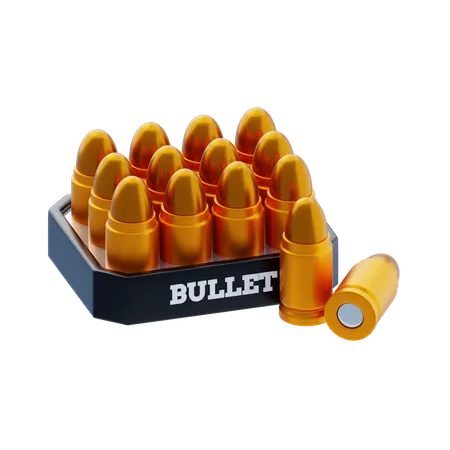 Bullets  3D Icon