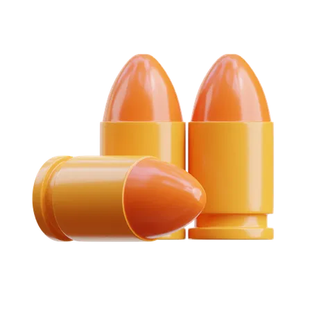 Bullets  3D Icon