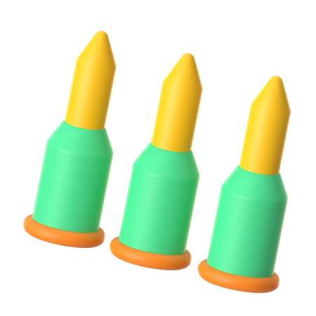 Bullets  3D Icon