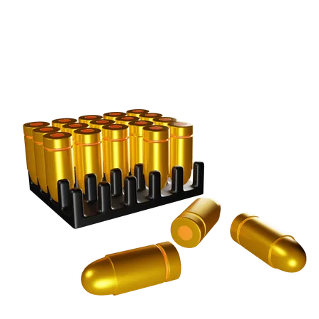 Bullets  3D Icon